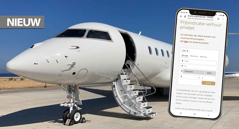 Benieuwd wat een privéjet naar Ibiza kost? Of naar New York? 
Nu op onze website DIRECT en ONLINE prijsindicaties. globalaviation.nl/snelle-prijsin…