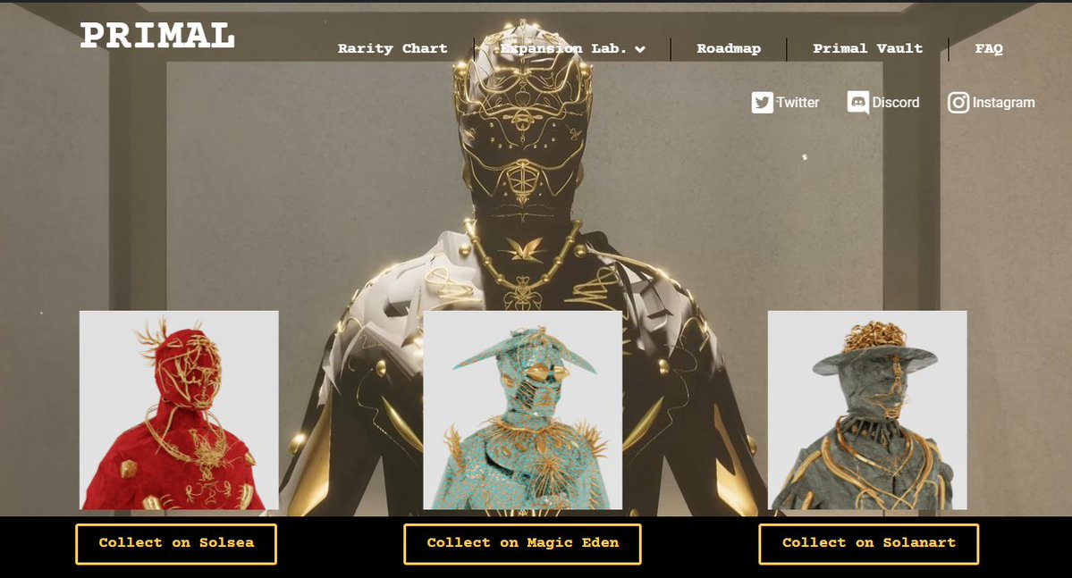 👁‍🗨We'll announce a big update tomorrow! 
⚡️hint: link in bio
🌐RT, Join us &amp; collect your top #NFT 

#PRIMAL #SolanaNFTs #SolSeaNFT #MagicEden #Solanart #NFTCommunity #NFTCollection #NFTCollection #NFTdrop #NFTProject #NFTartist #Website
