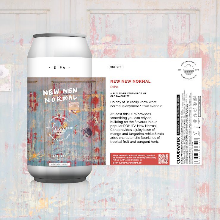 RedElephantBeer's tweet photo. Two very different cans from @cloudwaterbrew &amp; @cloudwatersoda today.

• New New Normal: 8% DIPA 🍻
• Birthday Strawberry &amp; Lime: 0% Soda 🍓

Both available now! 😃 https://t.co/bGHn5O7EQw