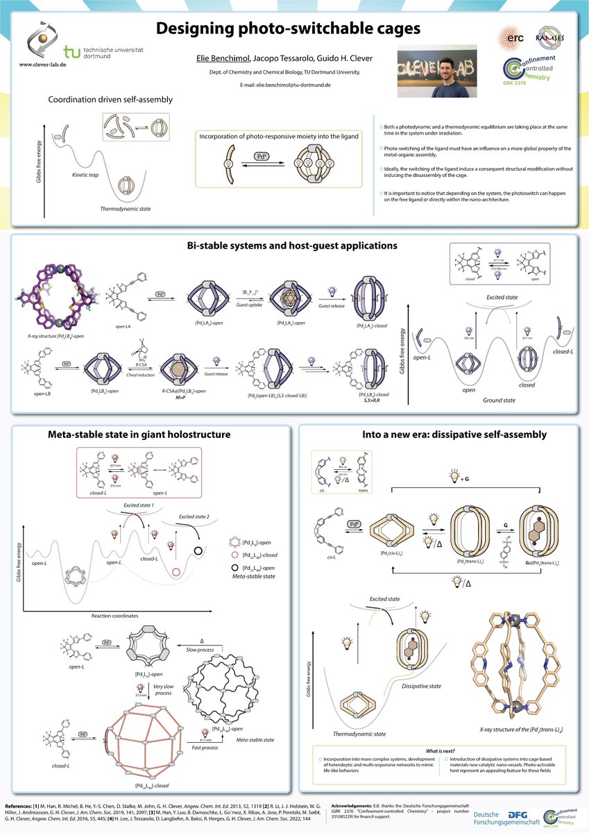 Designing photo-switchable metal-organic cages is still challenging. Learn more about the contribution of the Clever Lab (<a href="/guido_clever/">Clever Lab</a>) to the field during the last years. <a href="/RoySocChem/">Royal Society of Chemistry</a> #RSCPoster #RSCInorg  #RSCOrg   <a href="/grk2376/">GRK2376 "Confinement-Controlled Chemistry"</a> 
 <a href="/TU_Dortmund/">TU Dortmund</a>