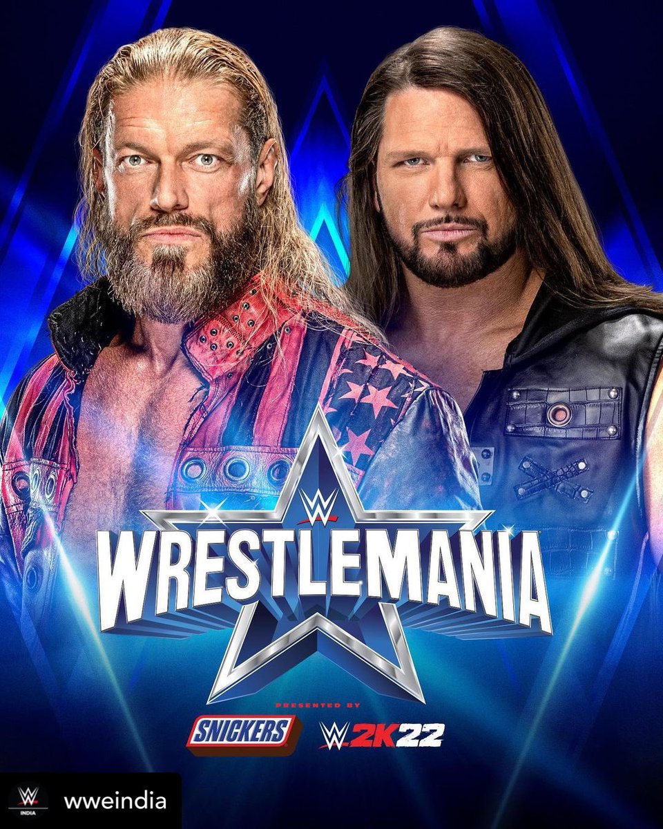 AJ Styles answers Edge’s WrestleMania challenge! Watch #WWE #WrestleMania LIVE, 🗓 3rd and 4th April 🕠 5:30 AM onwards, 📺 Exclusively on the Sony Sports Network. #Repost: @WWEIndia #WWEIndia #RatedR #Edge #Phenomenal #AJStyles #SirfSonyPeDikhega