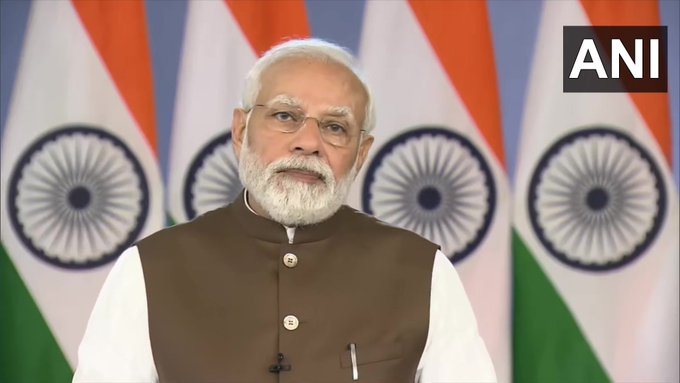 ANI's tweet photo. Prime Minister Narendra Modi spoke to the father of Naveen Shekharappa, an Indian student who died in shelling in Kharkiv, Ukraine this morning.

(File pic) https://t.co/OEXXs7XjiD
