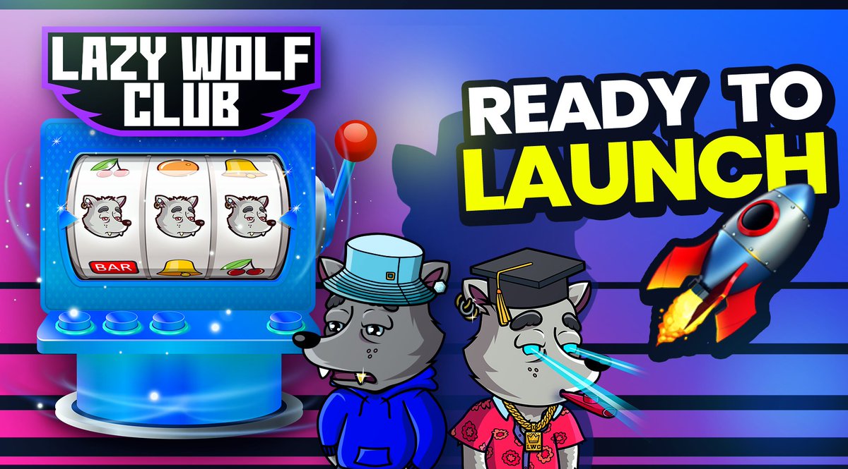Getting closer by the minute!🐺🔥

So, buckle up!🎰💎

The Lazy Wolves🐺 are getting ready to conquer the #Solana Blockchain's forests🌲