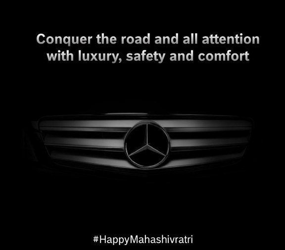 Staunch_NaMo's tweet image. Unlike Toyota, Kia, KFC! #Merc has got it&apos;s way of advertising! Kudos!👍
Happy Mahashivratri!🙏 @MercedesBenz