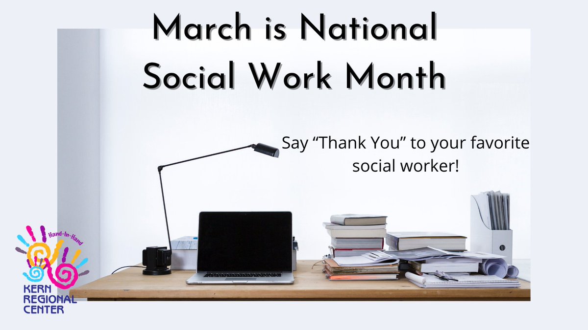 KernRCtweets's tweet photo. March is National Social Work Month

#KernRegionalCenter #KernCounty #InyoCounty #MonoCounty https://t.co/Zu8ULgXryd