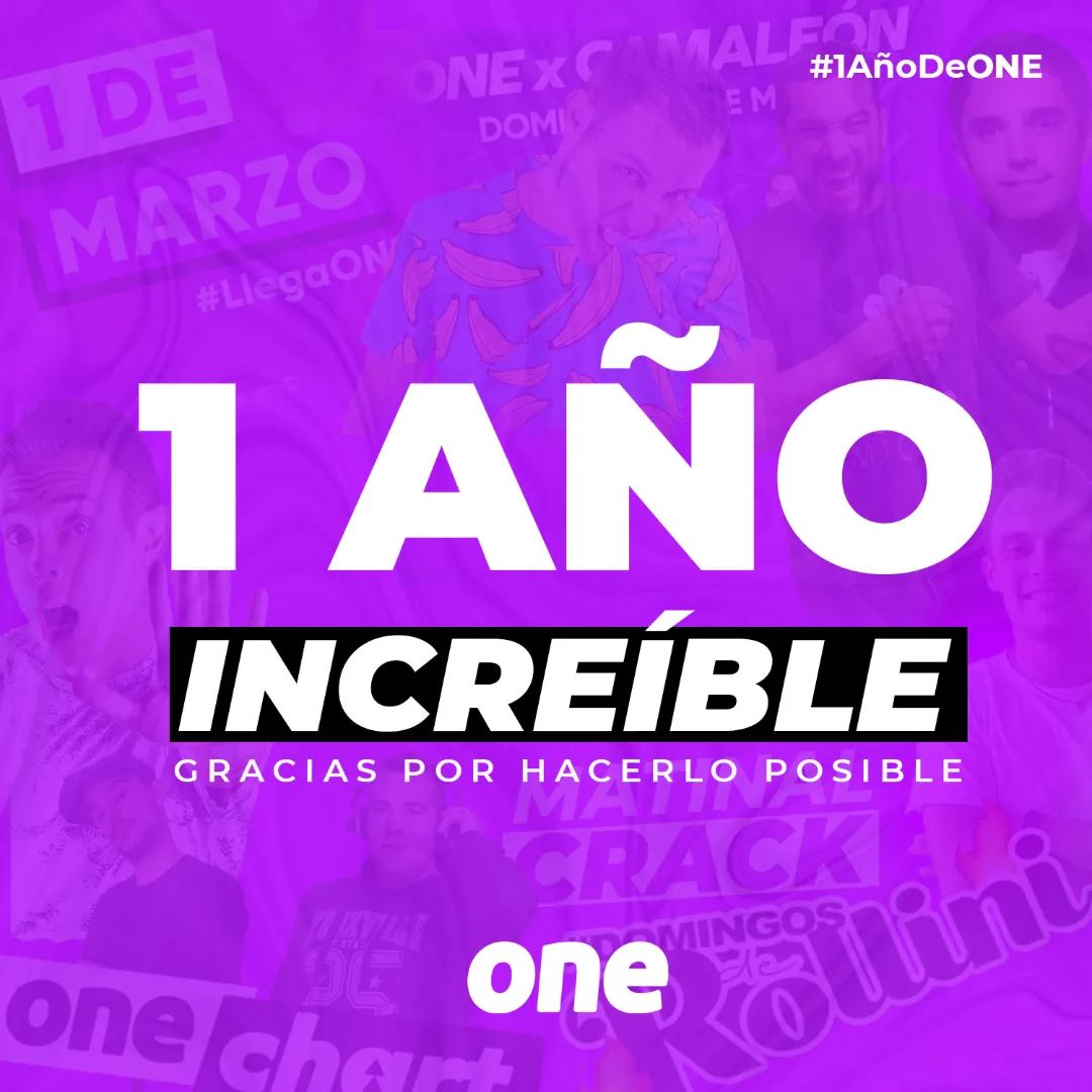 Hace un año, llegábamos al dial para liarla mucho y, creo que lo hemos conseguido😜

Gracias a cada uno de los DJ's y Locutores que pasan cada día por ONE y de los oyentes, gracias a ellos, hemos conseguido ser una de las emisoras referentes de Albacete para el público juvenil💜