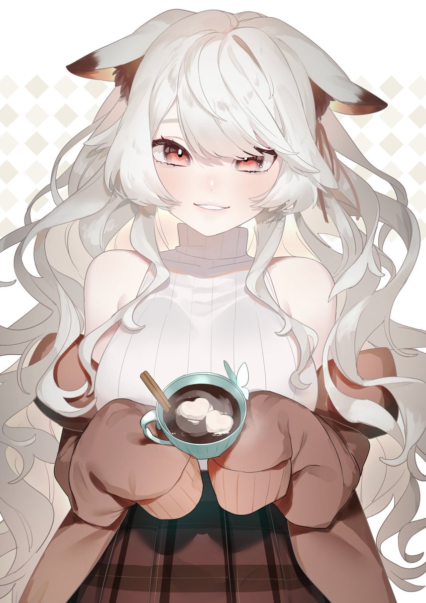 「skeb!
二度目のリクエストありがとうございました🧡 」|まゆり会長のイラスト