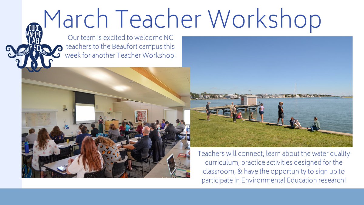 Teacher Workshop happening this week with <a href="/NCSU_EELab/">EnviroEd@NCState</a> ! #thinkoutsidethesink