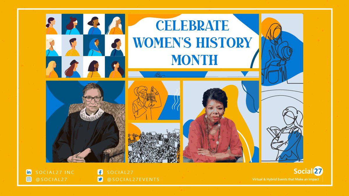 "Human rights are women's rights, and women's rights are human rights." — Hillary Clinton 

Join us in celebrating the contributions 𝑎𝑙𝑙 women have made to history, science, and culture. Social27 is proud to empower women in the event tech industry. 🌎🧑‍💻

#WomenInHistory