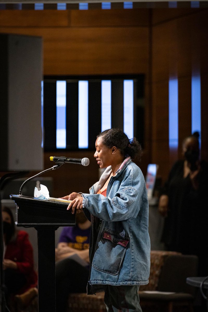 Zeke_Cohen's tweet image. Last night was an amazing start to the 2022 @HealingBmore Summit at @centerstage_md, with a special edition of their Black Butterfly series. We heard from the inspiring young poet Meccamorphosis and the incredibly talented Be Steadwell.