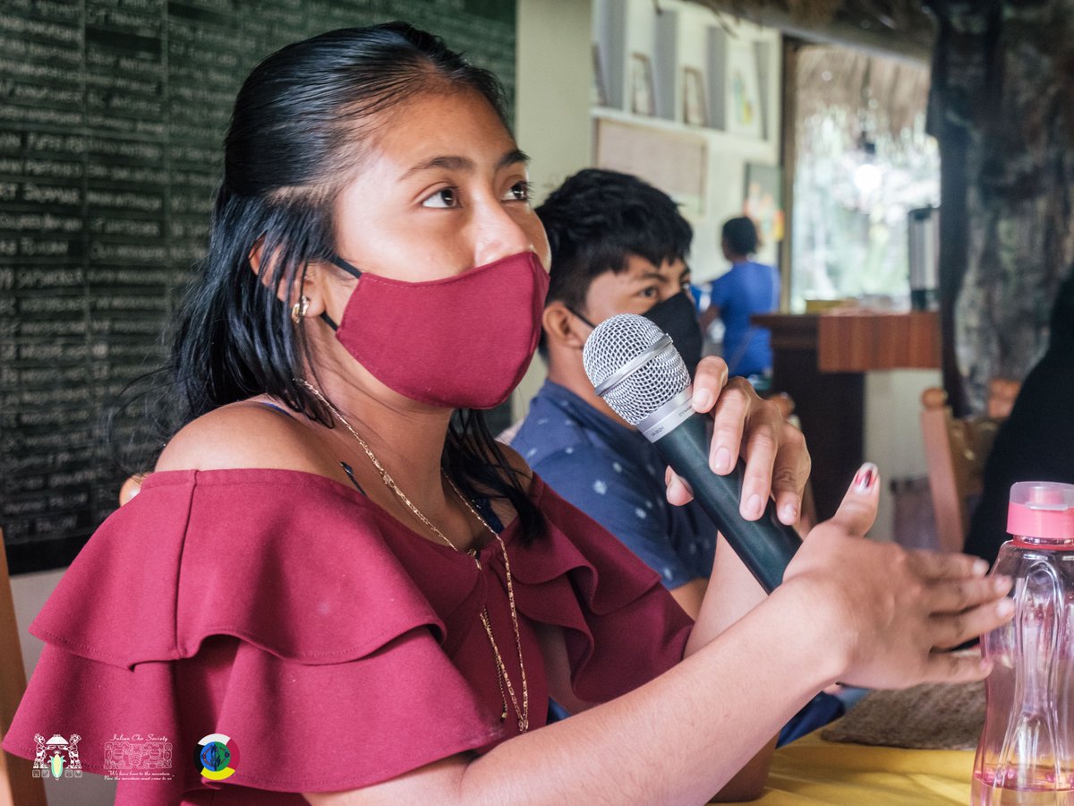 Young Maya people came together as part of our most recent #MayaYouthSymposium. It is an initiative that aims to better engage Maya youth in understanding the internal &amp; external #Maya realities, the #MayaStruggle &amp;their role in building a #dignifiedfuture together.