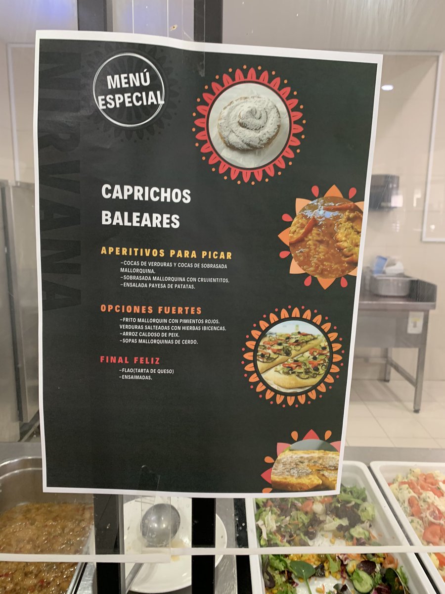 Hoy hemos disfrutado de las maravillas de las Islas Baleares los colaboradores de <a href="/meliaalicante/">Melia Alicante</a> en nuestro comedor de personal. #meliacareers #MeliaHotelsInt #MeliaSpain #diaib2022 #baleares