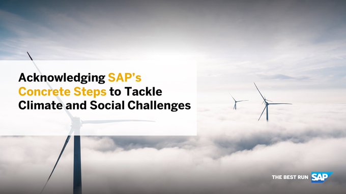 #SAP is truly committed to helping our customers become intelligent and sustainable enterprises.

Learn more about our #ESG efforts and achievements on <a href="/SAPNews/">SAP News</a>: bit.ly/3HjFLG2 

#SAPPartners #sustainability #SAP4Good #NetZero #EmissionsReduction #CircularEconomy