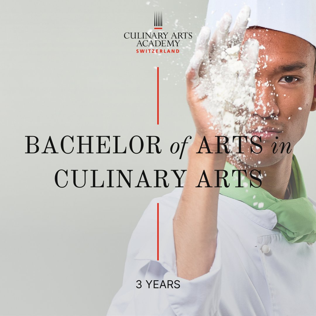 👣 Joining the Bachelor of Arts in Culinary Arts program, which combines practical skills with theoretical knowledge.🔥 
bit.ly/34p2ItF
#bachelordegree #bachelor #culinaryarts #foodlover #culinary #passionforfood #food #foodislife #cooking #cook