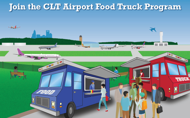 Central Piedmont Small Business Center (@cpccsbc) on Twitter photo Interested in bringing your food truck, trailer, or cart to CLT Airport? Visit cltairport.com/community/food… to download the Food Truck Program application and follow the instructions for consideration.
Got questions or need more info? Contact Marcus Choi at Marcus.Choi@cltairport.com Interested in bringing your food truck, trailer, or cart to CLT Airport? Visit cltairport.com/community/food… to download the Food Truck Program application and follow the instructions for consideration.
Got questions or need more info? Contact Marcus Choi at Marcus.Choi@cltairport.com