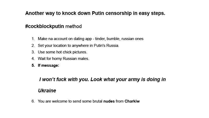 DaEvilTroll's tweet photo. Based on @YourAnonNews and @Konrad03249040 idea , we are enforcing another wicked plan #cockblockputin . Putin #IdiNaChuj , #Anonymous https://t.co/8vyjE3lrPg
