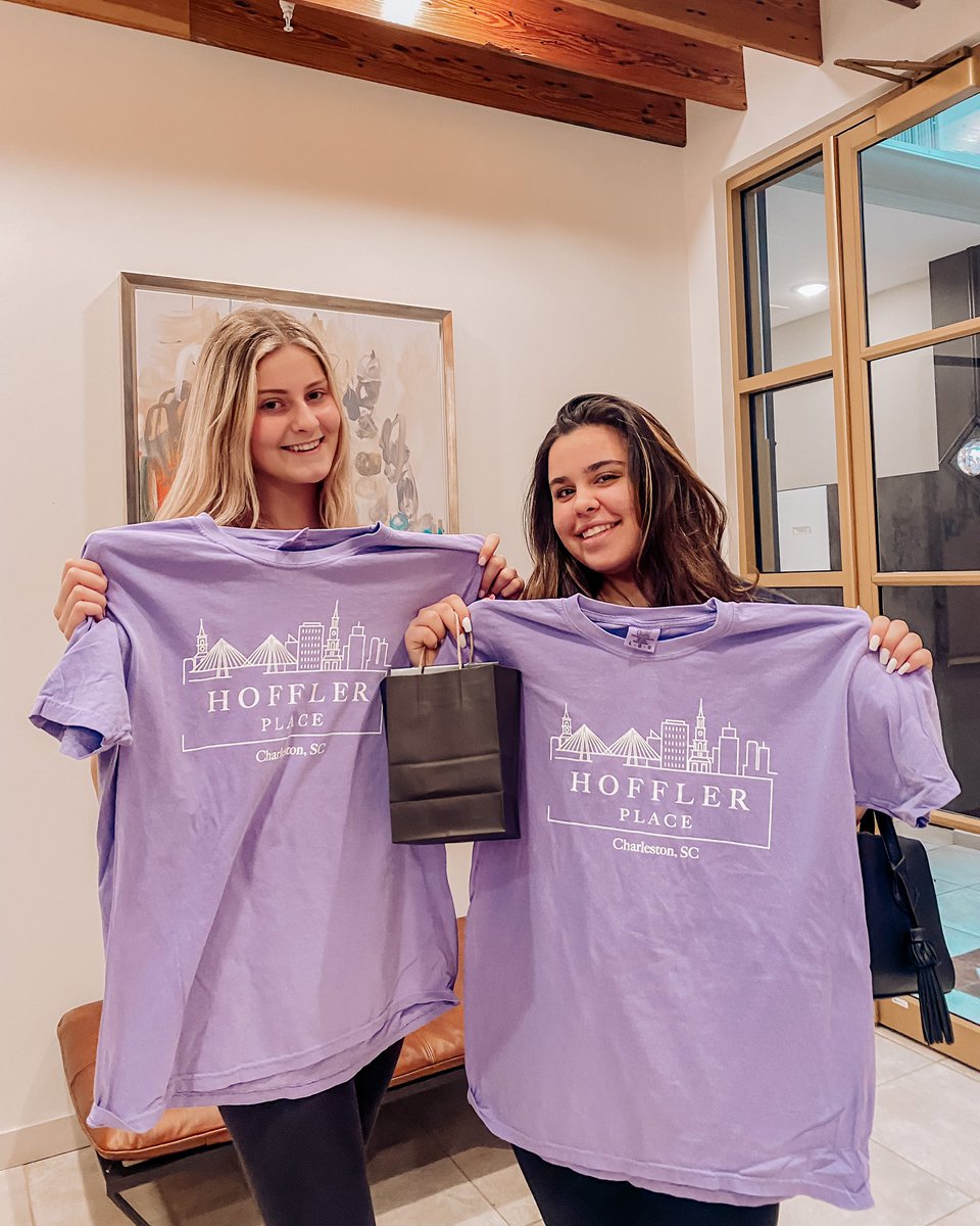 Have you grabbed your Hoffler t shirt yet?🤩🤍 Stop by the office 🥰

Then tag us to be featured 📸 ✨

#HofflerPlace #Charleston #CofC #KingSt