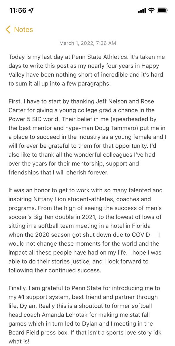 PragaNicole's tweet photo. Thank you, @GoPSUsports, for a great almost four years 🤍

#WeAre https://t.co/4UdWBNRtaG