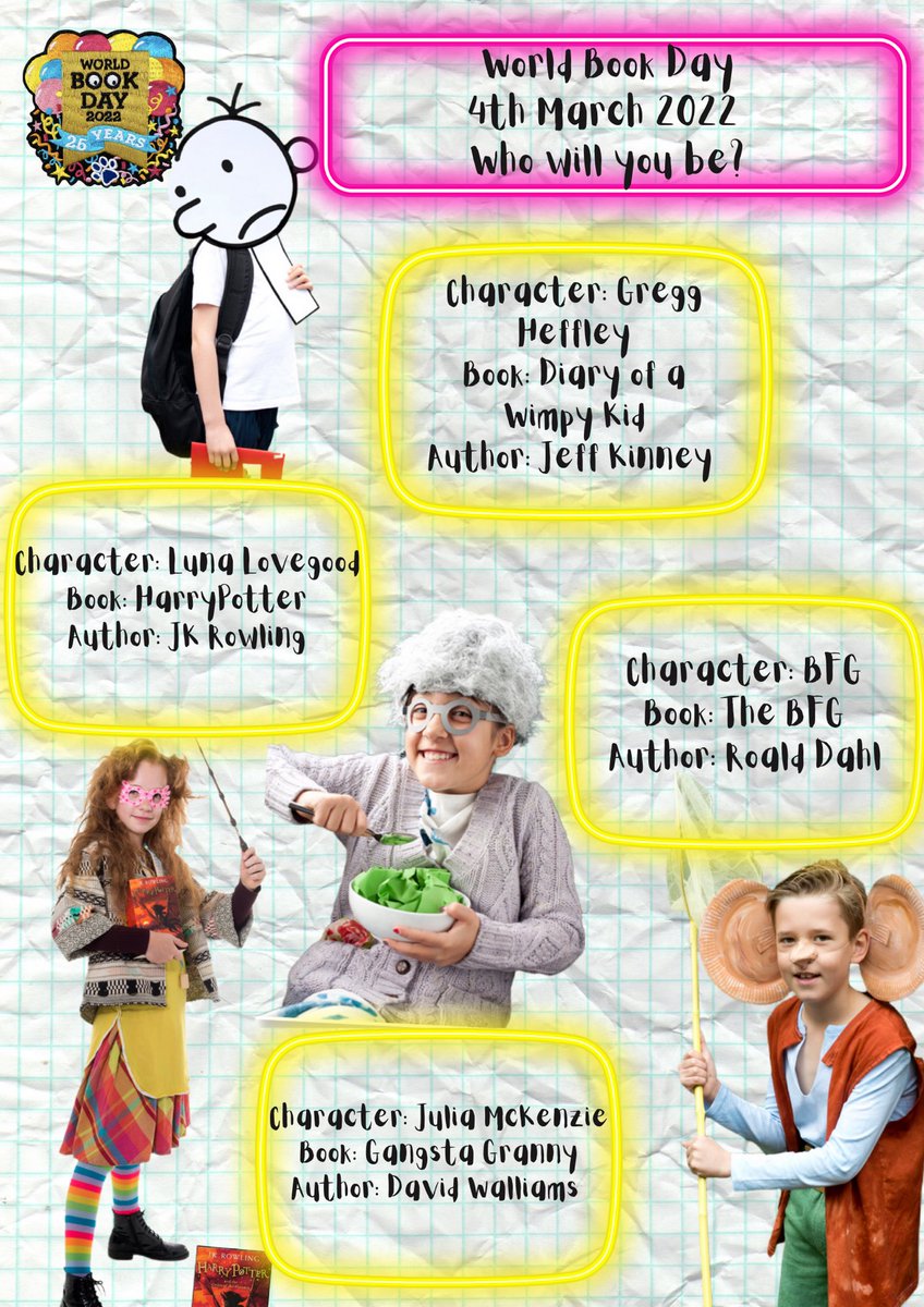 Grange Park Prep school are looking forward to celebrating World Book Day this coming Friday March 4th. The children can come to school dressed as their favourite literary character. We are looking forward to spending the day celebrating books and reading.