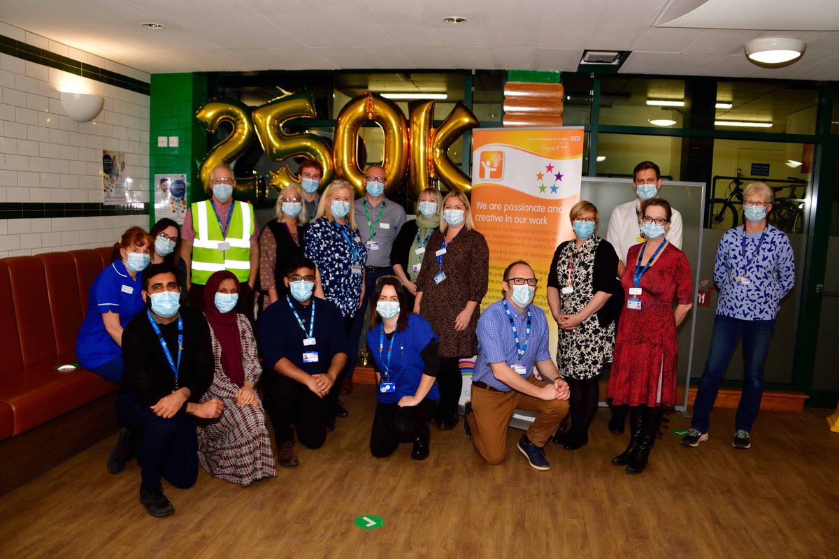 🥳 Party like you’ve delivered 250,000 vaccines! 

Today, our vaccine team reached the milestone of having delivered 250,000 vaccines in arms and picked up their Caring at its Best Award during the celebrations.

#CAIB22