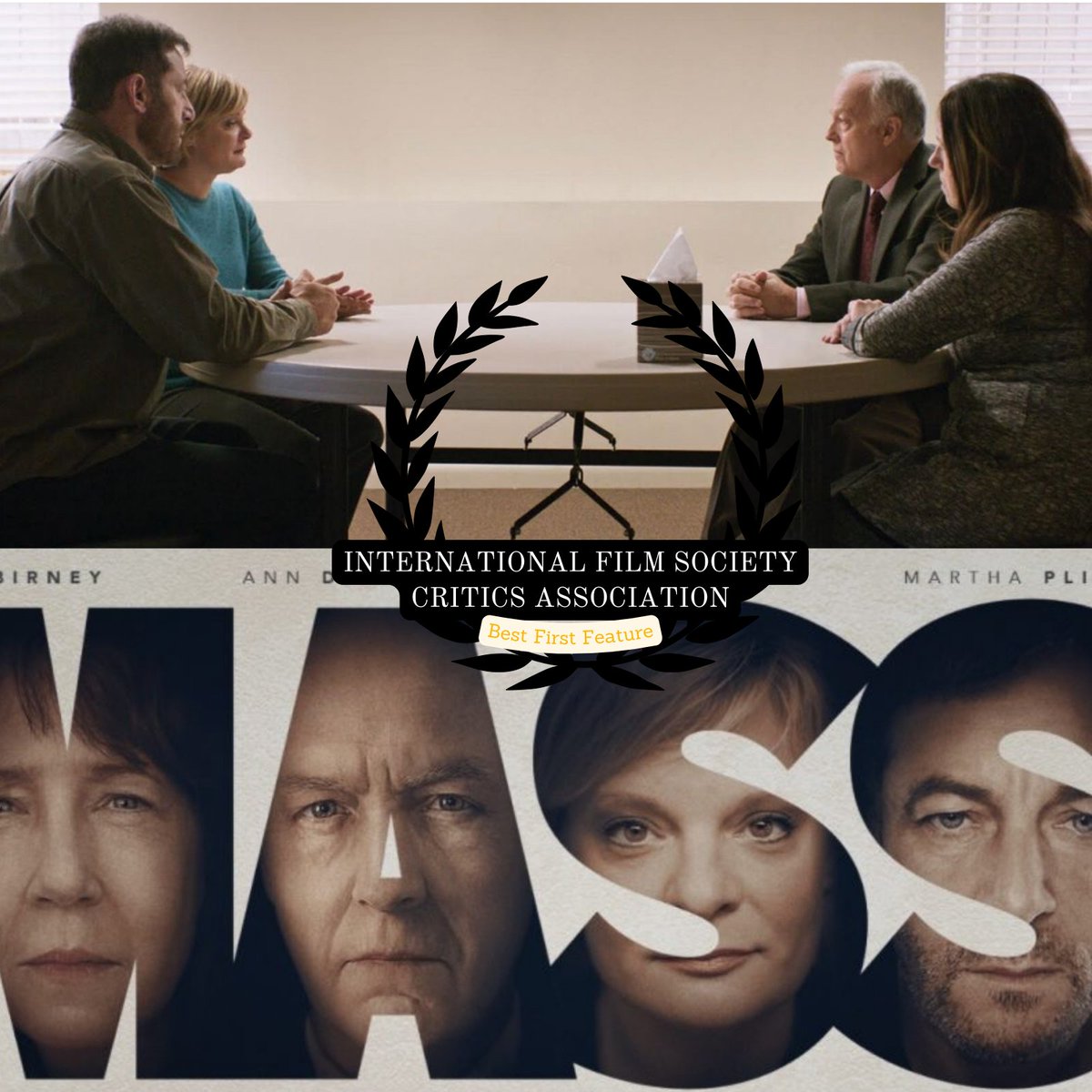 And the winner for BEST FIRST FEATURE is...

FRAN KRANZ - #MASS (155.5 points)
(Runner-Up: <a href="/Lin_Manuel/">Lin-Manuel Miranda</a> Miranda - #ticktickBOOM (122.5)
#IFSCAAWARDS21