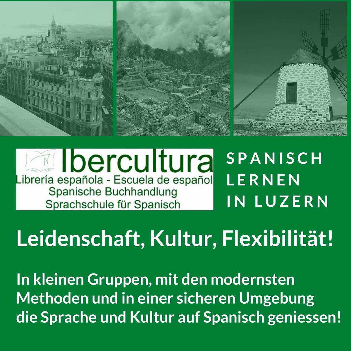 ibercultura's tweet photo. ¡Nuevo semestre! ¡Nuevos cursos! ¡Nuevas oportunidades de aprender o mejorar tu español! Neues Semester! Neue Kurse! Neue Chancen, Spanisch zu lernen oder zu verbessern!  #spanischlernen #spanischkurse #spanischschule #spanisch #luzern #allestufen #kleinegruppen #aprenderespañol https://t.co/5S48qnPVTb