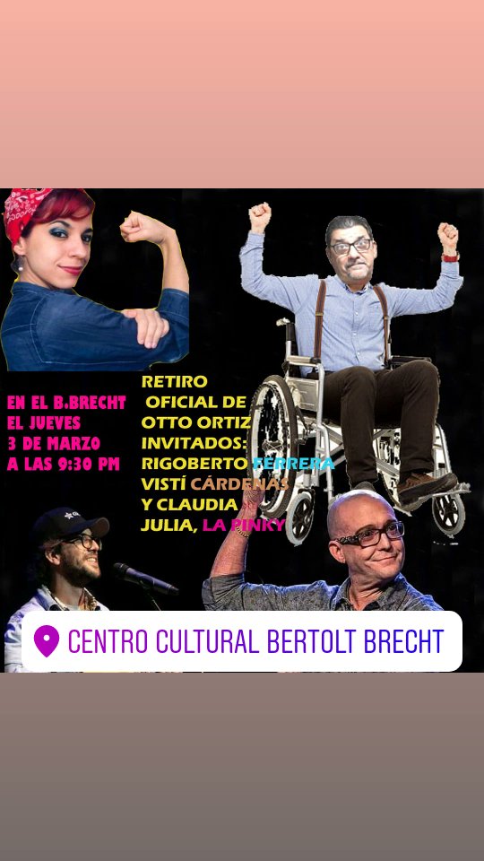 FerreraBarrios's tweet photo. 📢Jueves 3 de Marzo en el Brecht😎🎤🎹🇨🇺 https://t.co/NgRlA8kR2b
