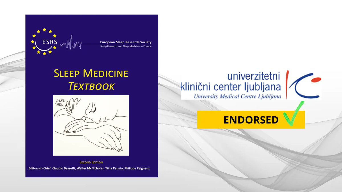 ESRS_Sleep's tweet photo. Help us welcome the Slovenian Sleep Society, who have now officially provided their endorsement for the #SleepMedicineTextbook 🎉
Members of this and other endorsing national sleep societies benefit from #ESRSMember #reducedprices, so order yours today!
https://t.co/2ydo0qDIUV https://t.co/D8sNHnpBCs