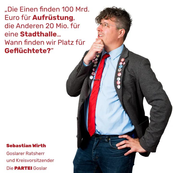 Die_PARTEI_Gs's tweet photo. Hintergrund:
https://t.co/cFHfdJxtlf
#diepartei
#dieparteigs
#unserklüngelkannmehr
#goslarbleibtbunt
#goslar2022 https://t.co/ZZGfSpYFY9