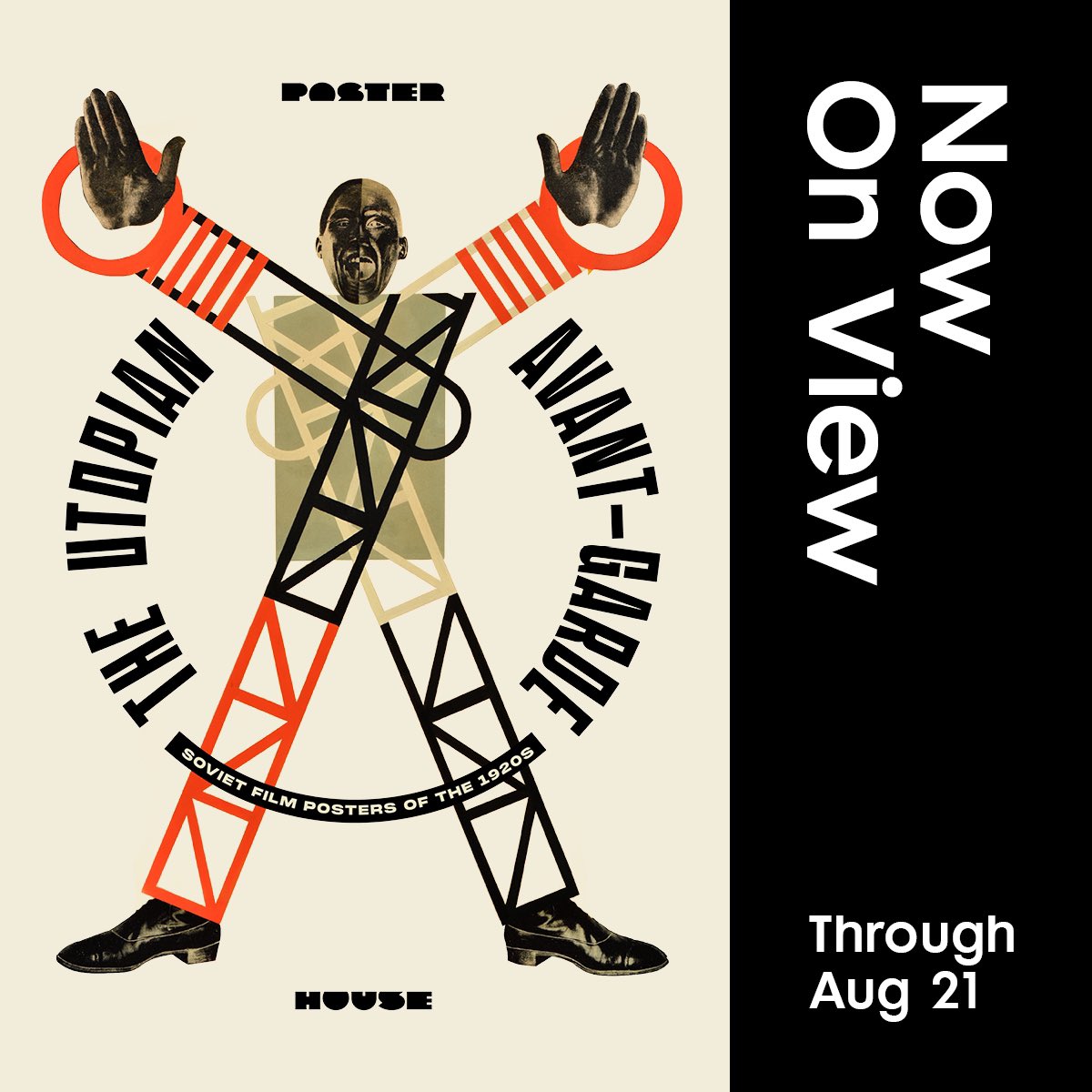 Come see the striking imagery in “The Utopian Avant-Garde: Soviet Film Posters of the 1920s”, a historic and timely show chronicling how artists grappled with the shaping of a new Soviet culture. 

Book your ticket for this weekend here: posterhouse.org/hours-admissio…