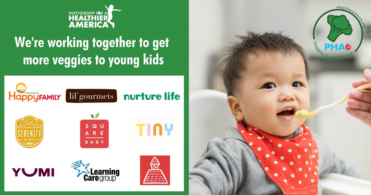 It's #NationalNutritionMonth and we’re celebrating our Veggies Early &amp; Often partners who are making a difference in children's nutrition by getting more veggies to young kids. Together, we're helping children learn to love veggies from an early age. bit.ly/3MdD3pr
