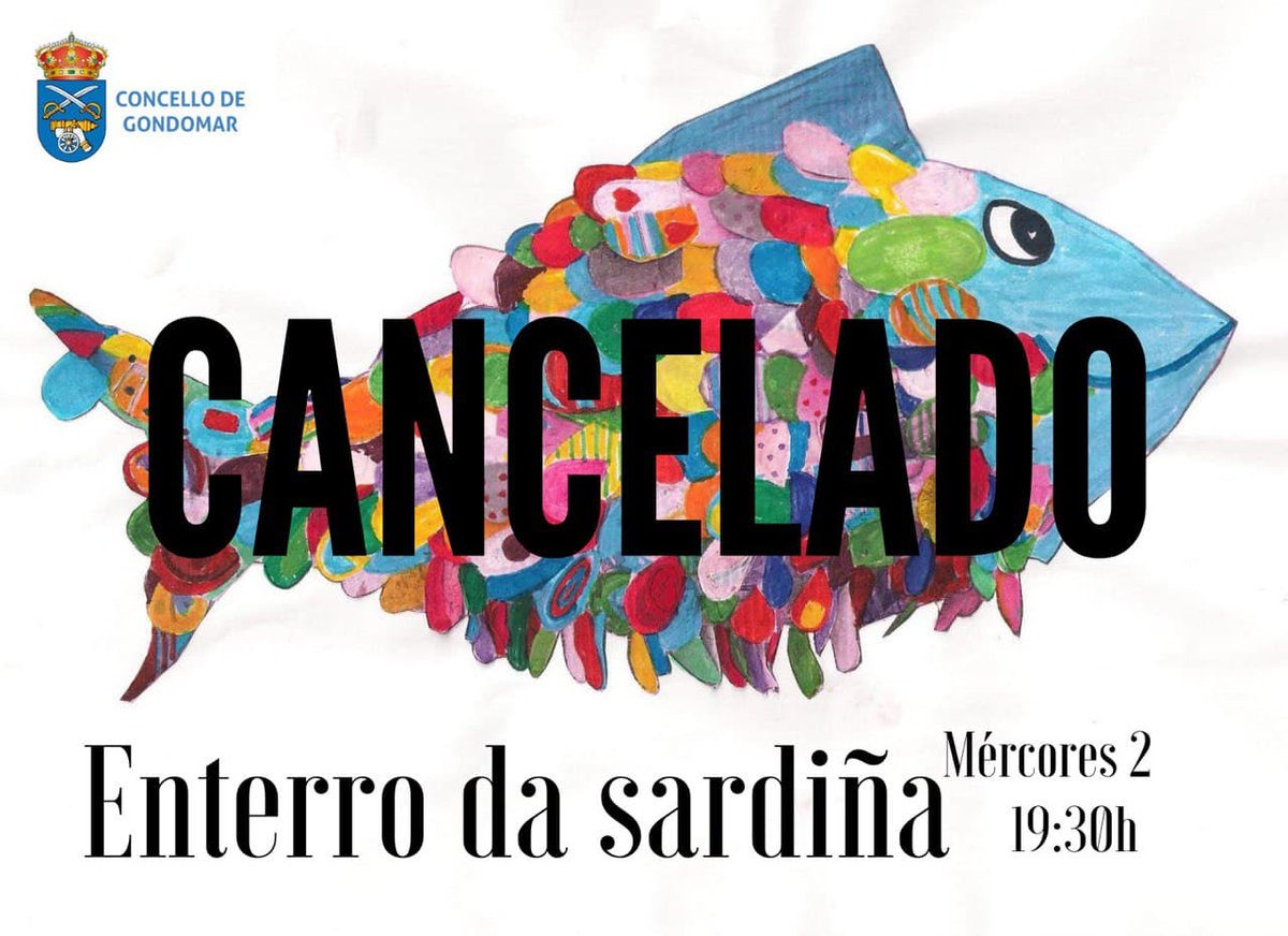Gondomar despide o Entroido sen enterrar a sardiña. dlvr.it/SKtCCF