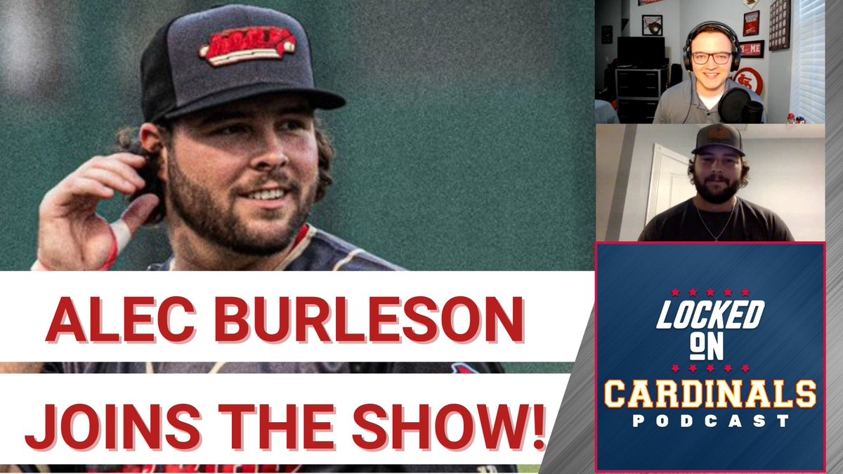 Locked On Cardinals (@lo_cardinals) on Twitter photo Today's episode with <a href="/alecburleson9/">Alec Burleson</a> is out on all podcasting platforms (YouTube will be up this afternoon)
⚾️ How he improved his power stroke in 2021
⚾️ The hardest adjustment between the 3 levels
⚾️ Managing 2022 expectations
(and more!)
#STLFLY
linktr.ee/LO_Cardinals Today's episode with <a href="/alecburleson9/">Alec Burleson</a> is out on all podcasting platforms (YouTube will be up this afternoon)
⚾️ How he improved his power stroke in 2021
⚾️ The hardest adjustment between the 3 levels
⚾️ Managing 2022 expectations
(and more!)
#STLFLY
linktr.ee/LO_Cardinals