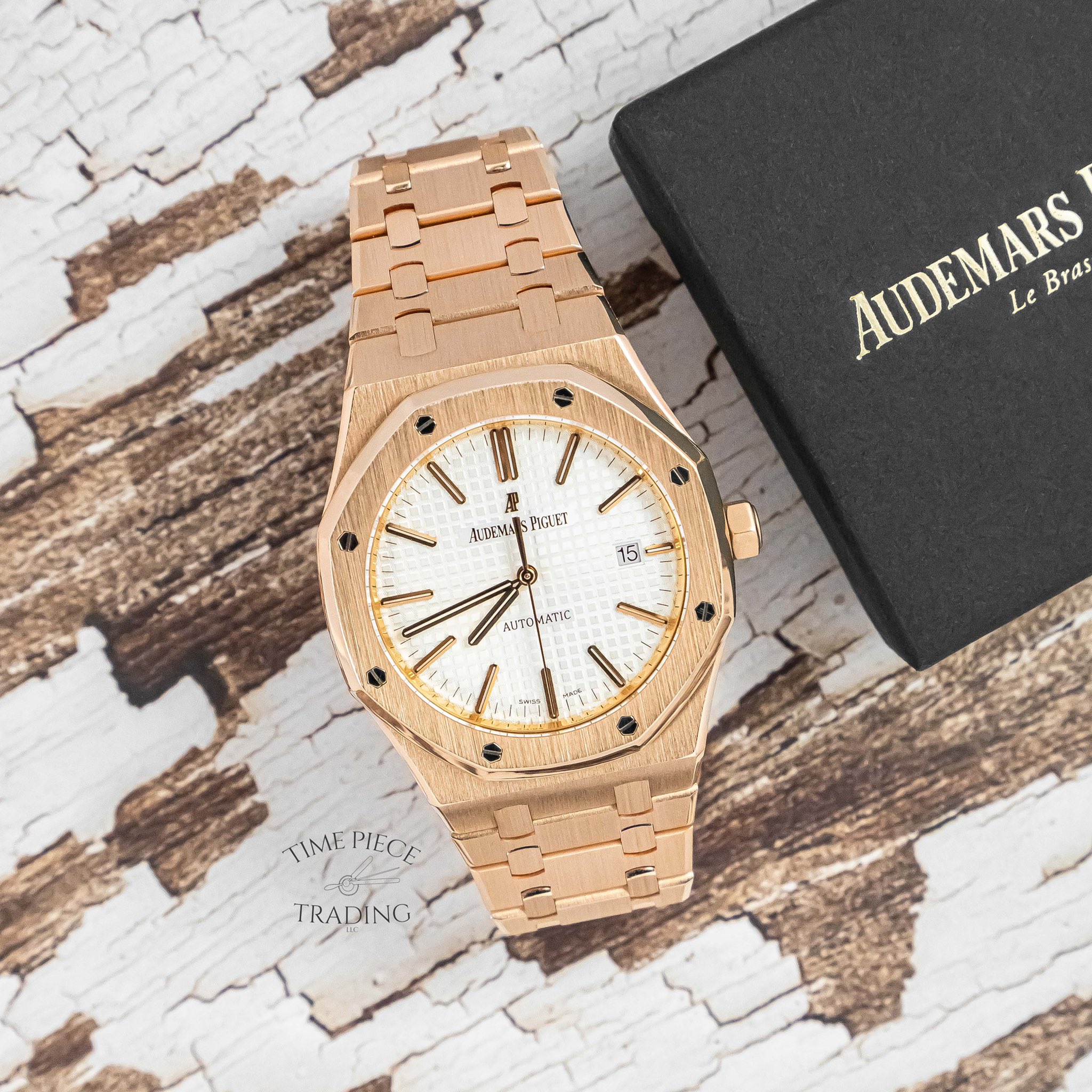 Audemars piguet royal shop oak 15400 rose gold