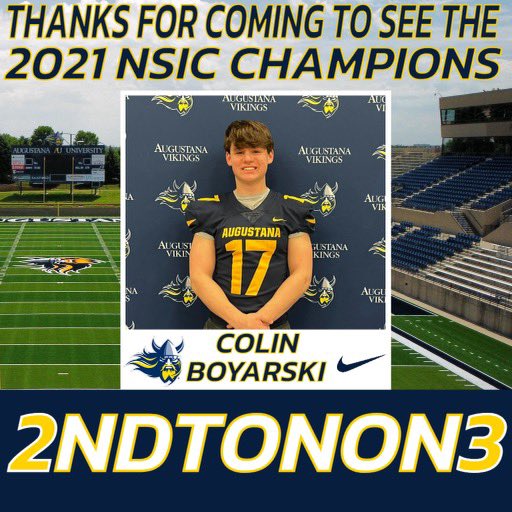 Boyarski_17's tweet image. Thank you @CoachSipple for the amazing Junior Day!  I enjoyed learning about what Augustana has to offer both on and off the field!