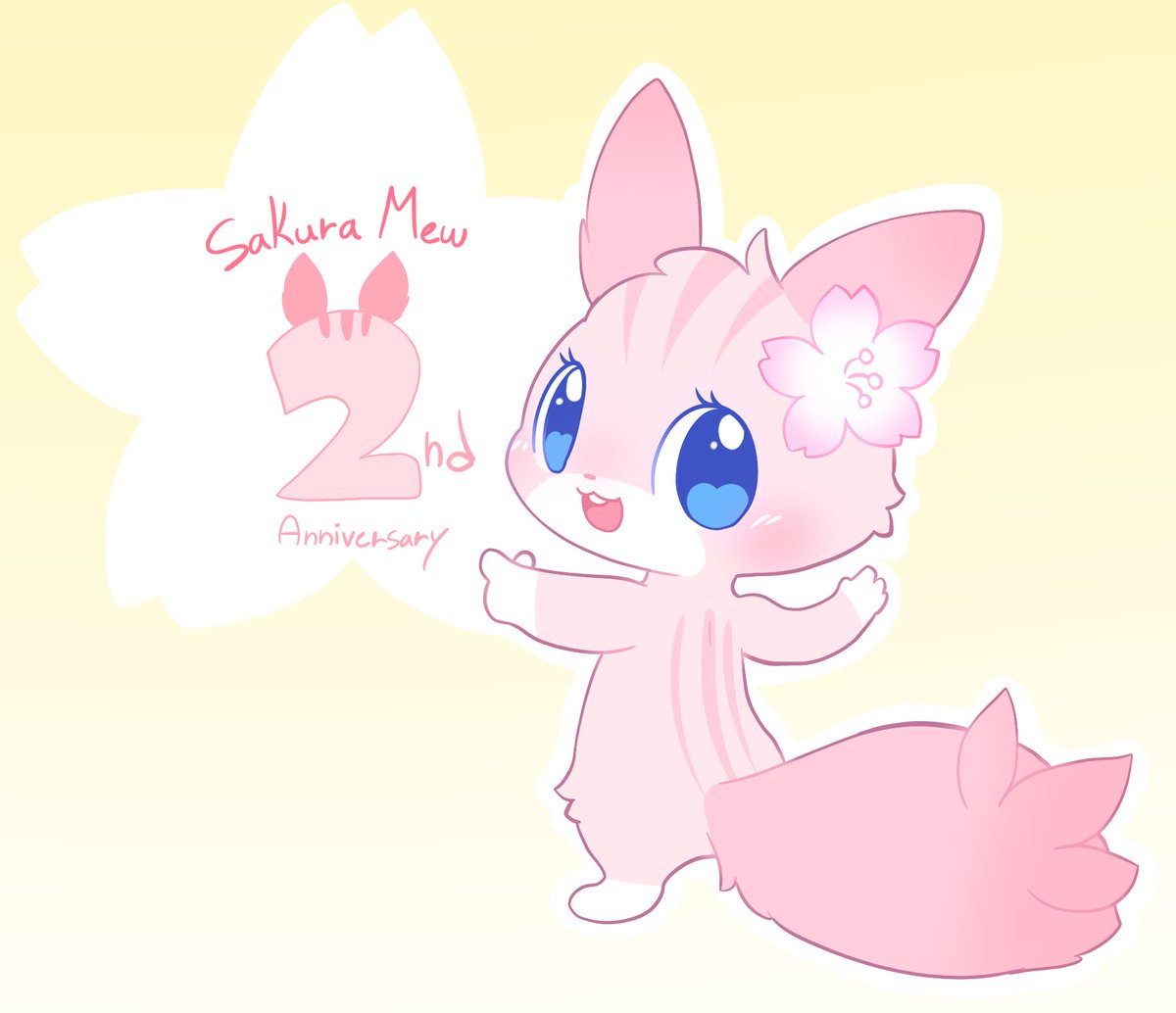 🌸 Mew 🌸 . . Likes, saves and comments are appreciated, they help me a  lot! ʚ(｡˃ ᵕ ˂ )ɞ. . . #sakura #mew #pokemon #cute #art #anime