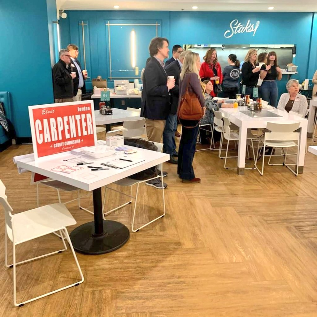 JCarpenterTN's tweet photo. Running for office is something different for me, but I've never had trouble getting out and meeting people. Thanks to all who showed up and made this morning's Meet & Greet a huge success!
#PrincipledConservative #AuthenticRepublican https://t.co/3FJrT282Xb