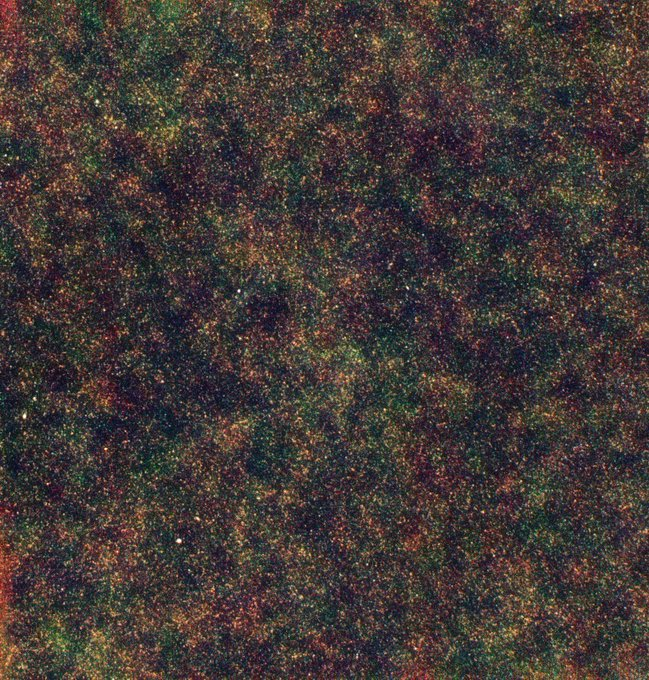 ineed__spacee's tweet photo. Every dot is a #Galaxy 🤯 https://t.co/PXkuEeLff4
