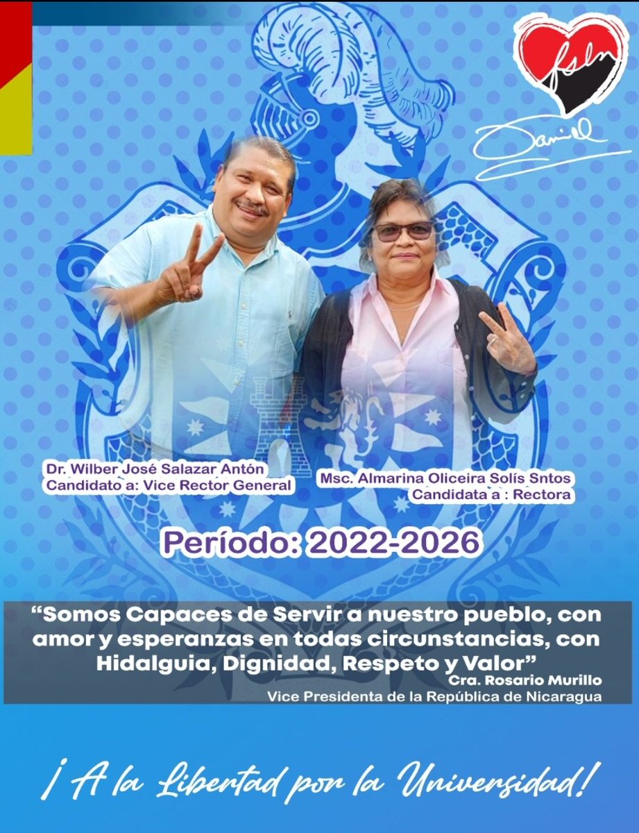 #SiproesUnanLeon se llena de orgullo y algarabía para dar su completo respaldo a nuestra nuevas autoridades.
#OrgullosamenteSiproes ¡¡OrgullosamenteFepdes!! ¡¡Orgullosamente FNT!!
¡¡¡Todos Somos Unan Leon!!!
#UnidosEnVictorias