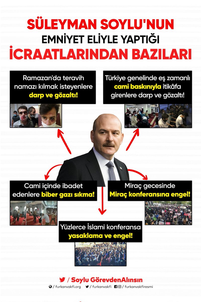 Bugüne kadar yaptıkları yapacaklarının teminatı olan Soylu GörevdenAlınsın