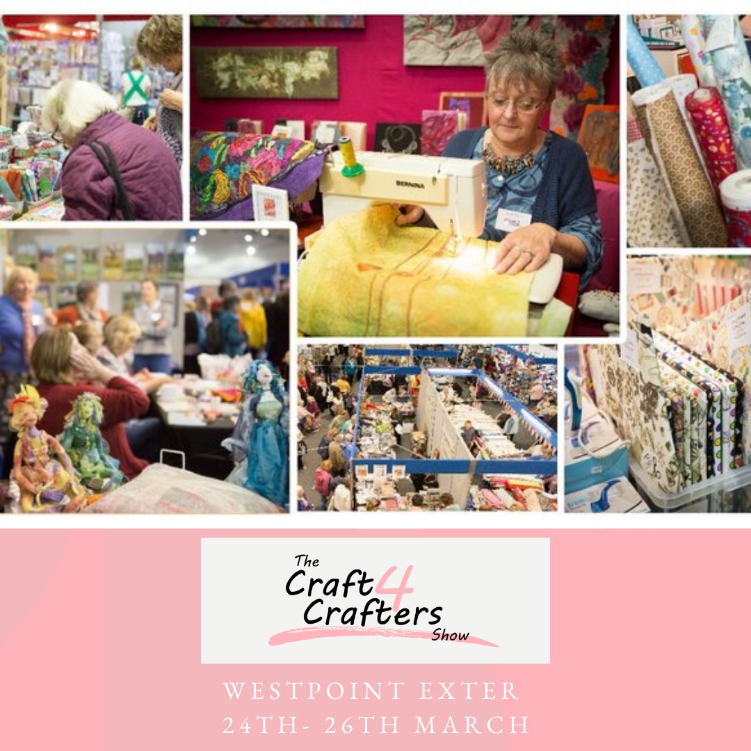 Craft4Crafters's tweet image. Discover a wide selection of needle and textile craft show stoppers, from some of the best needlecraft retailers in the UK including 

Grab your early bird ticket here -  use the code C4CFB22 👇👇
craft4crafters.co.uk/devon-craft-sh…

#Craft4Crafters #Craft #CraftShow
