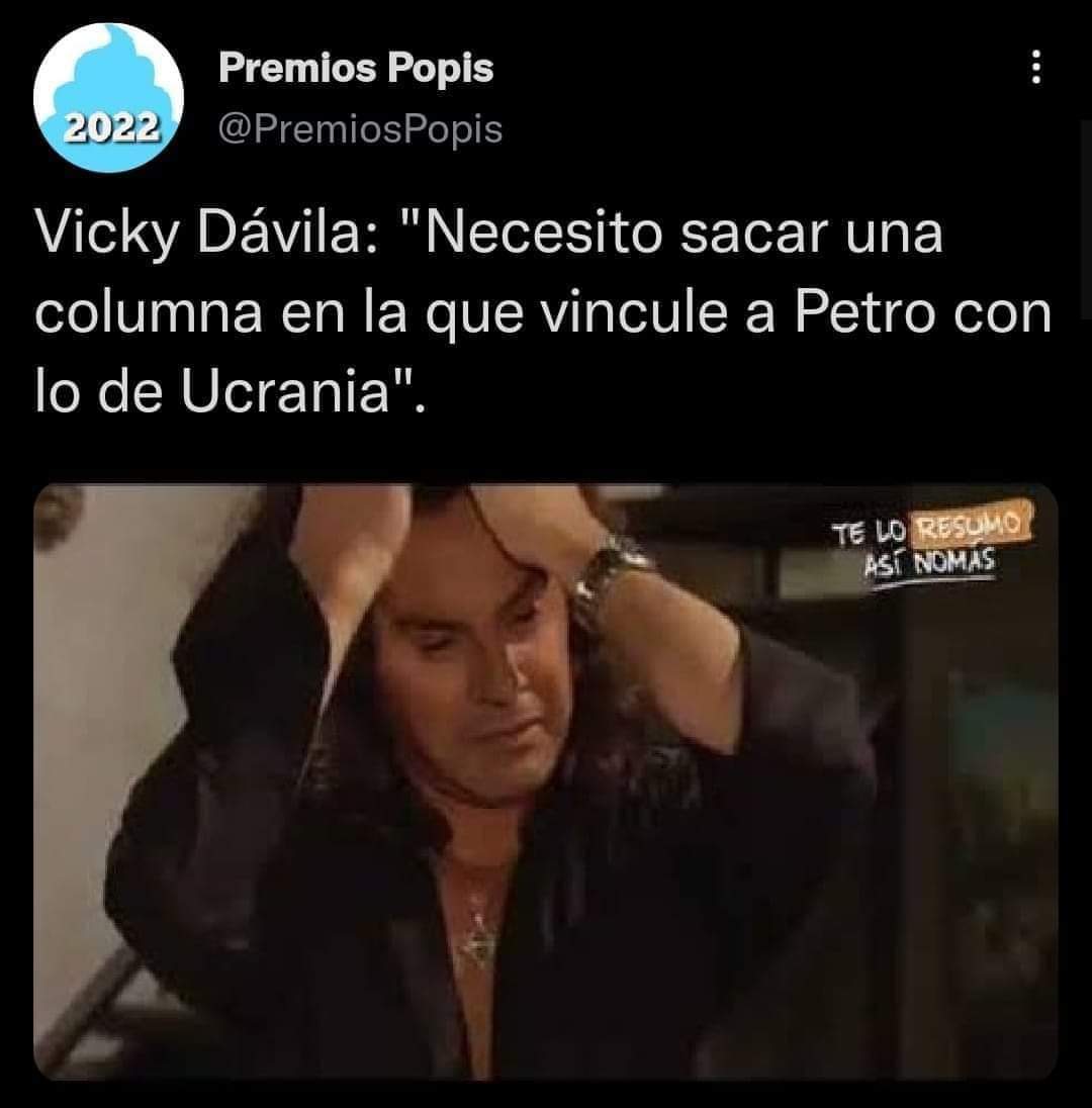 PabloEmilioOte1's tweet photo. @VickyDavilaH confirme o desmienta el meme jajajajajajajajaja https://t.co/As1pgY877m