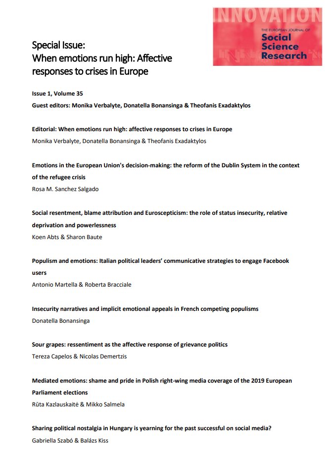 The European Journal of Social Science Research tweet media