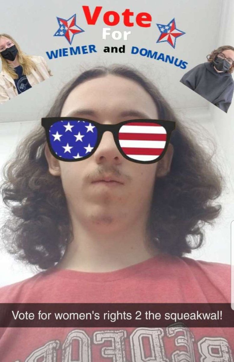 2022Brooke4Prez's tweet photo. These wonderful people are voting for Wiemer and Domanus on the 10th! Tweet us YOUR selfie using our filter! https://t.co/uuGu1k6Bos