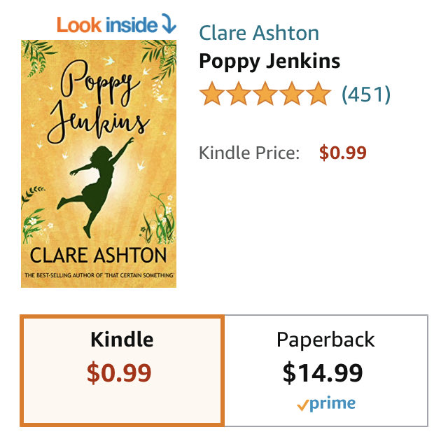 Did you see this?? Poppy Jenkins by ⁦@RClareAshton⁩  is only 99 cents on Kindle?? Such a fantastic book!!

#lesfic #bookrecommendations #sogood #lesbianfiction #lesbianromance
