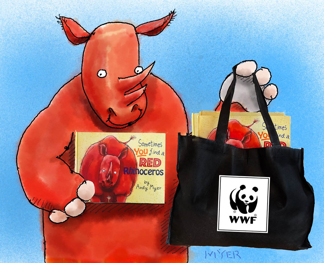Help support my World Wildlife Fund "Red Rhino" fundraiser. I'm donating 25 signed copies of my book to WWF. Click the link  to go to my donation page for details!
wwf.worldwildlife.org/goto/redrhino
#worldwildlifefund #janegoodall #savetherhino <a href="/scbwi/">scbwi</a>
<a href="/EastWestLit/">East West Literary</a>  #kidlit #childrensbook