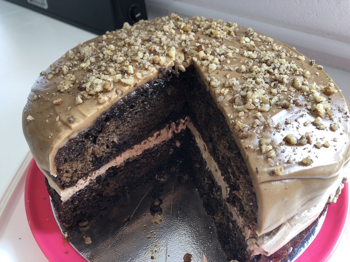 Working on improving an old favourite for our forthcoming new menu. If we can help with great cakes for your cafe then get in touch. #handmade #cake #wholesale