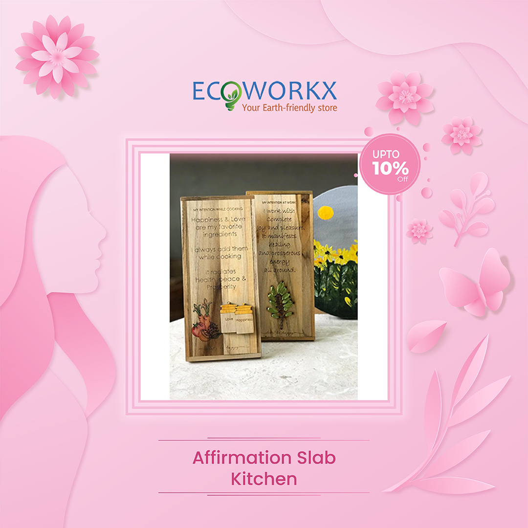 ecoworkx's tweet image. Let's make this year our most eco-friendly, sustainable women’s day by gifting eco-friendly products like Affirmation Slab Kitchen! Buy Now!

Shop Now🛒: bit.ly/3IBWjLc

#womensdayoffer #ecoworkx #slabkitchen #kitchenideas #kitchendecor #kitchendecorationideas