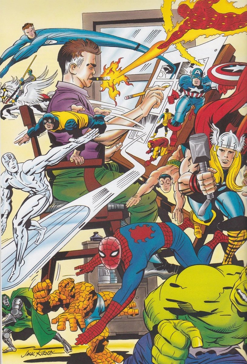 Jack Kirby (@kirbykrackleart) on Twitter photo 