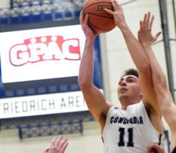 GPACSports's tweet photo. It's Championship Tuesday for #GPACMBB
#5 @JimmieAthletics at #2 @CUNEathletics
7pm - Seward, Nebraska- Friedrich Arena https://t.co/tekJYF0syf
